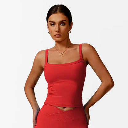 Yoga Tank Top with Built-In Bra