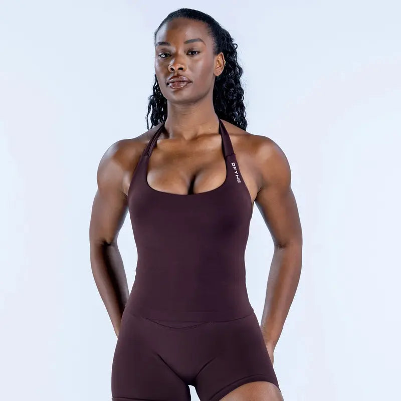 Longline Sports Sculpt Tank with Built-In Bra