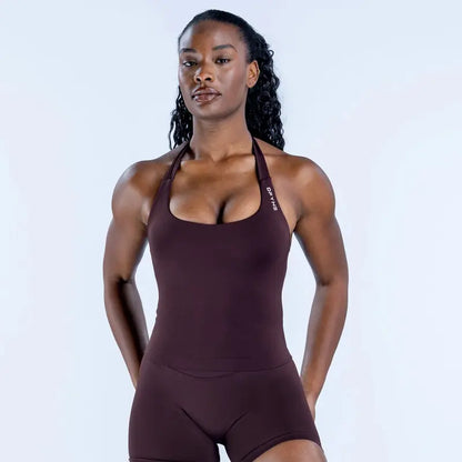 Longline Sports Sculpt Tank with Built-In Bra
